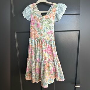 Flutter sleeve sundress